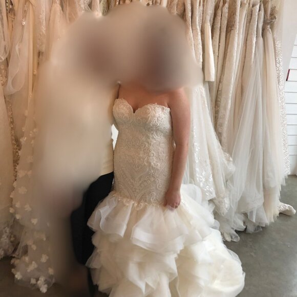 Wedding Dress - ZAKAA Couture, Mermaid Style - Picture 3 of 13